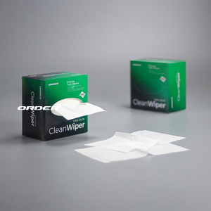 Lingettes jetables écologiques 100% pâte de bois absorbantes, faible peluchage, antistatiques, pour le nettoyage des lentilles de précision à fibre optique, sans poussière - Product Image 4