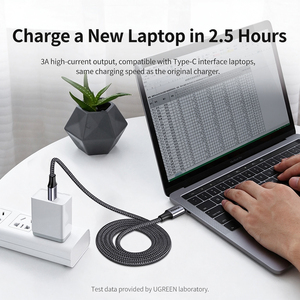 สายเคเบิล UGREEN L704 USB C to USB C รองรับการชาร์จเร็ว 240W PD ความเร็วในการถ่ายโอนข้อมูล 5Gbps รองรับการแสดงผลวิดีโอ 4K@60Hz สายถักอะลูมิเนียมอัลลอย - Product Image 3