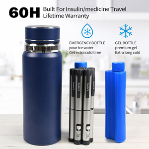 Insulin bút <span class=keywords><strong>Cooler</strong></span> du lịch trường hợp y học mát hộp epipen mang theo túi y tế TSA được phê duyệt tiểu đường du lịch Trường hợp với BIOGEL - Product Image 6