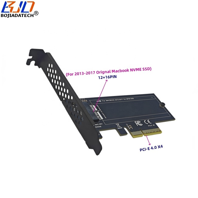 PCI-E 4.0 4X PCIe 3.0 X4 to 12+16PIN Original NVME SSD Adapter Card for 2013 2014 2015 2016 2017 Macbooks Air Pro in Stock