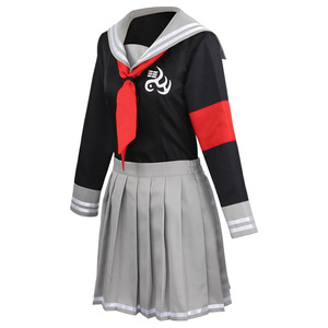 Disfraz de Cosplay de Danganronpa Heikoyama Keiko para Mujer, Uniforme de Marinera de Anime, Conjunto Completo de Poliéster, Otoño 2022 - Product Image 2