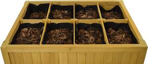 Jardinière surélevée, lit de jardin extérieur avec supports de rangement et bâches, supérieure au lit de jardin surélevé en cèdre, <span class=keywords><strong>pour</strong></span> balcon et porche - Product Image 6