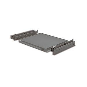 Fami System Ar 3-Edge Worktop With Telescopic Extension L1005 D1245 Dark Grey Ral7000 - Product Image 3