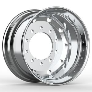 Vente en gros personnalisé de bonne qualité 22.5*12.25 Dht112-02 Monobloc Convexe Flat Face Truck Wheels New Aluminium - Product Image 4