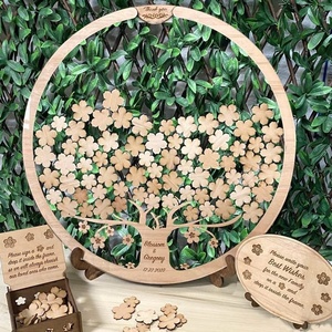 DAMAI flor <span class=keywords><strong>de</strong></span> cerezo árbol flor boda libro <span class=keywords><strong>de</strong></span> <span class=keywords><strong>invitados</strong></span> <span class=keywords><strong>lista</strong></span> <span class=keywords><strong>de</strong></span> firmas alternativas para boda decoración nupcial ducha fiesta suministros - Product Image 4