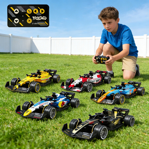 WGNRC 292 Voiture de course F1 miniature à l'échelle <span class=keywords><strong>1</strong></span>/64, jouet télécommandé 2,4 GHz avec contrôle par application, mini voiture RC de <span class=keywords><strong>drift</strong></span> de bureau, mini voiture RC de course de poche - Product Image 2