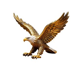Figurine en polyrésine d'aigle <span class=keywords><strong>chauve</strong></span> majestueux, Art patriotique artisanal pour décoration de table, Cadeau personnalisé en polyrésine - Product Image 1