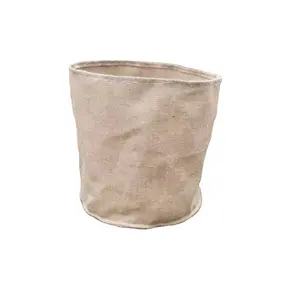 Natural Jute Planter Grow Bag With Waterproof Film Inside 18x18cm