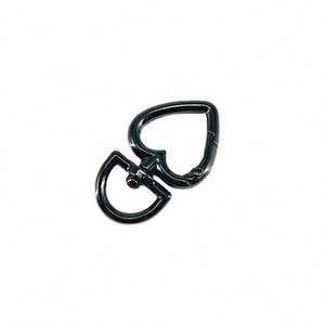 Haomeng matériel pêche coeur printemps anneau porte-clés moderne pour amour crochet pendentif bricolage accessoires métal matériel en gros en Stock - Product Image 5