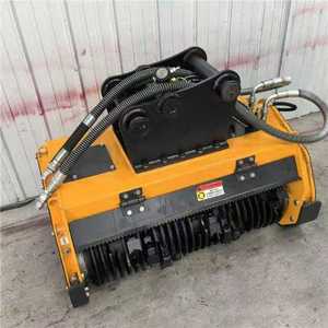 Broyeur forestier hydraulique robuste et attache pour déchiqueteuse de broussailles pour excavatrices de 3 à 30 tonnes - Product Image 2