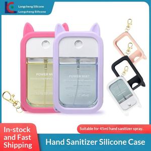Porte-désinfectant pour les mains en silicone personnalisé, imperméable, minimaliste, à la mode, multicolores, avec motif animal, et étui pour flacon de parfum - Product Image 5