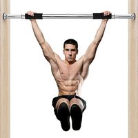 Barres de traction pour cadre de porte, barre suspendue pour exercices, barre d'entraînement avec poignées en mousse, barres de traction d'intérieur pour la maison