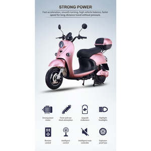 <span class=keywords><strong>Moto</strong></span> Électrique Maxi Scooter Homologuée Route, Longue Portée 350W, avec Affichage LCD, Capteur, en Alliage d'Aluminium et Freins à Disque ABS - Product Image 3