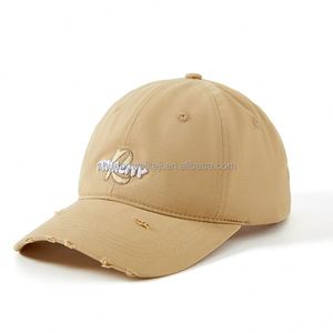 Casquettes de golf de haute qualité en gros avec logo brodé en relief, réglables avec boucle arrière en métal et plastique, style Dad Hat - Product Image 4