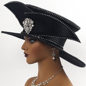 قبعات كنيسة مثالية قبعات حفلات كنتاكي ديربي قبعات مأدبة ساتان نسائية قبعات رسمية لحفلات الزفاف - Product Image 4