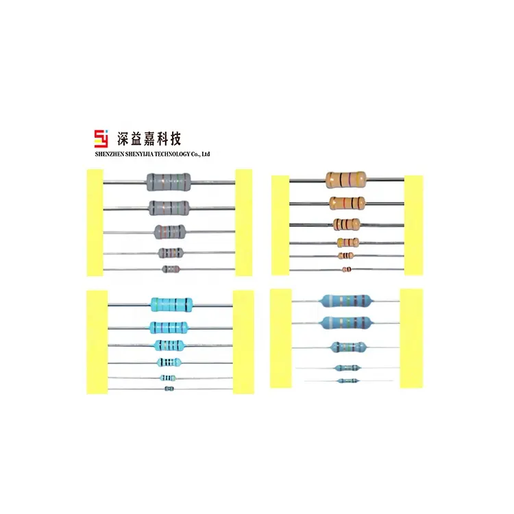 Dây điện trở nóng chảy 1/8W 1/4W 1/2W 1W 2W 3W 1% 5% Khoan Dung Dip điện trở 16 Ohm 47 Ohm