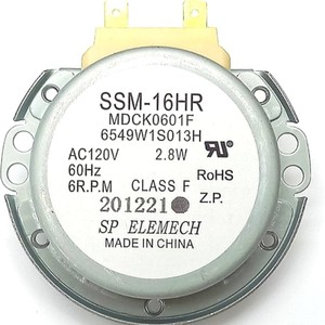 Moteur de plateau tournant pour four à micro-ondes Ssm-16hr, 120V, 2,8W, classe F, 6 tr/min, fabriqué en Chine - Product Image 3