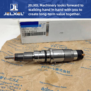 Запчасти для экскаваторов JELXEL: Форсунка 6D107 (6754-11-3011, 6754-11-3010, 0445120231) для двигателя экскаватора PC200-8 - Product Image 1