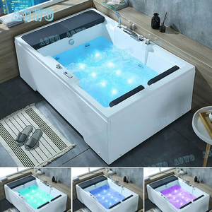 Bañera de hielo para 2 personas, spa de masaje, ducha de acrílico, bañera de hidromasaje con chorro yacuzi en el Hotel - Product Image 3