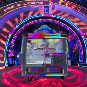 Máquina de grúas de juguete para niños, modelo Celebrador de <span class=keywords><strong>Internet</strong></span>, con figura metálica, dispensador de snacks, en inglés, con 1 año de garantía - Product Image 3