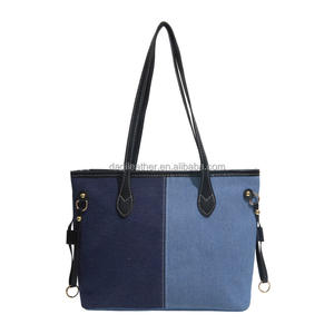 Bolso de Hombro Casual de Gran Capacidad en Mezclilla, Invierno 2025, Nuevo Bolso de Moda Popular con Cierre de Cremallera, Simple para Mujer - Product Image 2