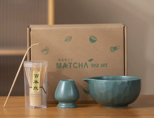 ชุดชาเขียวมัทฉะ 4 ชิ้น พร้อมที่ตีชาไม้ไผ่และช้อนชา สำหรับทำมัทฉะลาเต้ ชาตอนเช้า อุปกรณ์ทำชา ของขวัญ - Product Image 3