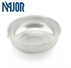 Panier à poinçonner en acier inoxydable, micro-perforé, pour riz, petit <span class=keywords><strong>passoire</strong></span> à mailles fines, pour évier de cuisine, bol de lavage, <span class=keywords><strong>passoire</strong></span> - Product Image 2