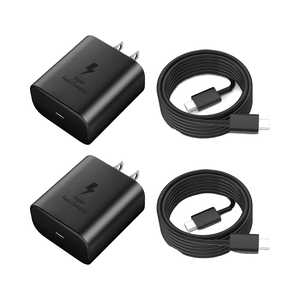 USB-C 45W PD Super veloce con cavo 5.9FT 2 Pack adattatori per Samsung per <span class=keywords><strong>Galaxy</strong></span> S24 <span class=keywords><strong>Ultra</strong></span> S24 S23 <span class=keywords><strong>S22</strong></span> <span class=keywords><strong>Ultra</strong></span> - Product Image 1