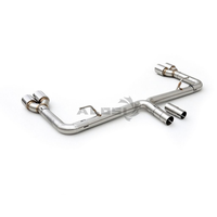 Système d'échappement arrière en acier inoxydable T304 optimisé pour la performance, pour Audi A3 8V 1.8T 2.0T, amélioration du son d'échappement
