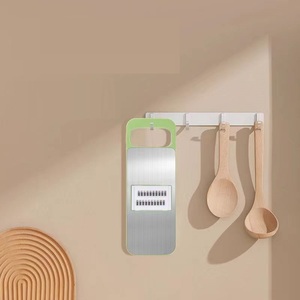 Stainless Steel Kitchen Slicer Manual <b>Vegetable</b> Slicer Grater With Hand Protector Pp Plastic for Food Preparation - Product Image 2