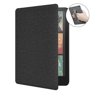 Étui en cuir pour kindle paperwhite 12th & Colorsoft 2024 (7 pouces) Couverture arrière rigide avec dragonnes - Product Image 3