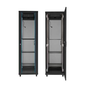 Armoire réseau FINEN Mobile verticale sur pied 18U 22U 27U 32U 37U 42U 47U avec étagère coulissante <span class=keywords><strong>19</strong></span> <span class=keywords><strong>pouces</strong></span> pour <span class=keywords><strong>serveur</strong></span> - Product Image 2