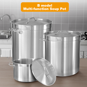 40 Quart thép không gỉ Chứng Khoán nồi với nắp nồi lớn cho cảm ứng COOKTOP Heavy Duty stockpots - Product Image 5