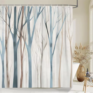 <span class=keywords><strong>Rideau</strong></span> <span class=keywords><strong>de</strong></span> <span class=keywords><strong>douche</strong></span> bouleau Beige Tan Forest imprimé rideaux <span class=keywords><strong>de</strong></span> <span class=keywords><strong>douche</strong></span> imperméables pour salle <span class=keywords><strong>de</strong></span> bain - Product Image 1