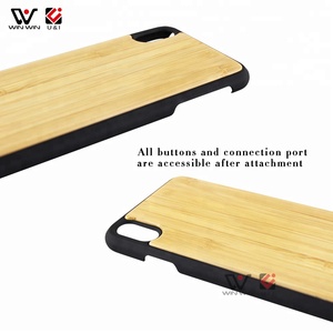 In <span class=keywords><strong>bianco</strong></span> di Legno di Bambù Cassa Del Telefono Supporto OEM Incisione Laser Logo Per il <span class=keywords><strong>iphone</strong></span> <span class=keywords><strong>XS</strong></span> - Product Image 2