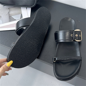 Sandales d'été décontractées à bout ouvert de haute qualité pour femmes, grandes tailles 35-43, plates, pour l'extérieur, printemps-automne - Product Image 3