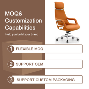 Sedia Direzionale Ergonomica Girevole con <span class=keywords><strong>Schienale</strong></span> <span class=keywords><strong>Alto</strong></span>, Supporto Lombare Reclinabile, Braccioli, Arredamento Moderno per Ufficio, Capo, Manager, Sala Conferenze - Product Image 5