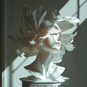 Elegante estatua abstracta de fibra de vidrio de belleza femenina Diseño ondulado suave para vestíbulo de hotel y espacios de lujo - Product Image 5