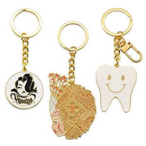 New Hot House Zinc Alloy Fashion Cartoon Decorative Gift Keychains Custom Logo Enamel Keyring Wholesale - Product Image 1