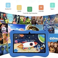 Tablet Anak Super Murah Berkualitas Bagus Model Pribadi Gaya 7 Inch Versi Android 12+256GB Memori Besar