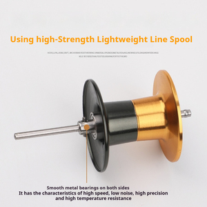 รอกตกปลาสีดำความเร็วสูงทั้งหมด7.6: อัตราส่วน1และ17 + 1BB สำหรับแม่น้ำอเนกประสงค์และลำธาร - Product Image 5