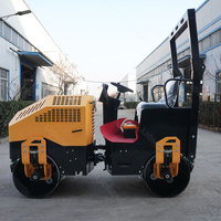 Compacteur à chenilles diesel de 2 tonnes de type pied-de-mouton, fabriqué en Chine, avec support complet de pièces de rechange pour travaux de terrassement et de construction