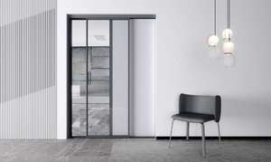 <span class=keywords><strong>Porte</strong></span> coulissante vitrée double rail robuste pour villa et commerce, avec moustiquaire, conforme aux normes australiennes - Product Image 3