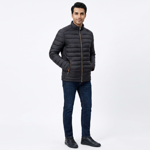 Custom Lined Winter Jacket Men Polyester Down <b>Bubble</b> <b>Coat</b> Puffer Down Jacket Mens <b>Bubble</b> Jacket Custom Logo - Product Image 1