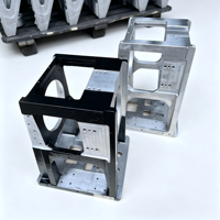 Cadre de support en aluminium moulé sous pression usiné CNC, tolérance de précision 0,05-0,1 mm, certifié IATF16949, fonderie de machines non standard
