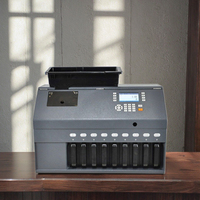 CS-900 Clasificadora y Envolvedora Automática de Monedas de Alta Velocidad Máquina Contadora de Monedas para Caja Registradora Multidivisa