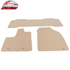 พรมปูพื้นสำหรับ Acura MDX 01-06 พรมหน้าและหลัง สีเบจ 3 ชิ้น - ผ้ากำมะหยี่ - Product Image 1