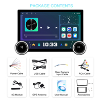 Hikity-Autoradio stéréo 11.5 pouces, Android, 8 cœurs, 4 + 64G, double bouton, 2K, QLED, Carplay, GPS, 4G Wifi, DSP, A2DP, BT, ventilateur de refroidissement
