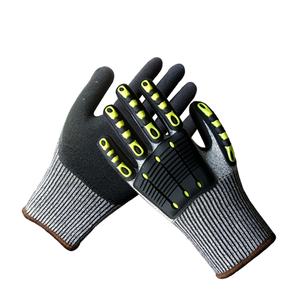 Guantes de Seguridad Resistentes a Impactos con Recubrimiento de Nitrilo HPPE, Venta al Por Mayor Directa de Fábrica, Personalizables, Aprobados por ANSI para Escalada en Roca - Product Image 5