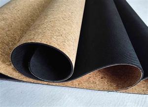 Corcho ejercicios <span class=keywords><strong>de</strong></span> superficie y <span class=keywords><strong>fondo</strong></span> <span class=keywords><strong>de</strong></span> goma antideslizante gimnasio estera <span class=keywords><strong>de</strong></span> yoga rollo - Product Image 4